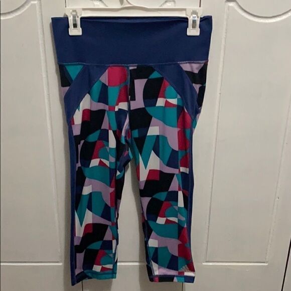 Adidas Climalite high-rise legging print Capri M - Picture 1 of 9